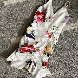 Floral print spring dress